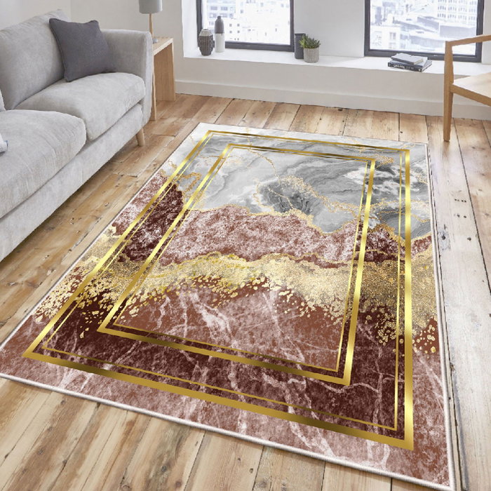 Conceptum Els2409 Alfombra de Terciopelo Multicolor 140 x 220 cm Conceptum Els2409 Alfombra de Terciopelo Multicolor 140 x 220 cm